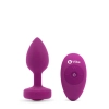B-VIBE VIBRATING JEWEL PLUG S/M FUCHSIA