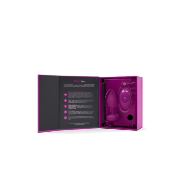 B-VIBE VIBRATING JEWEL PLUG S/M FUCHSIA