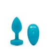 B-VIBE VIBRATING JEWEL PLUG S/M TEAL