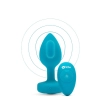 B-VIBE VIBRATING JEWEL PLUG S/M TEAL