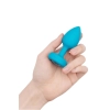 B-VIBE VIBRATING JEWEL PLUG S/M TEAL