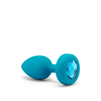 B-VIBE VIBRATING JEWEL PLUG S/M TEAL