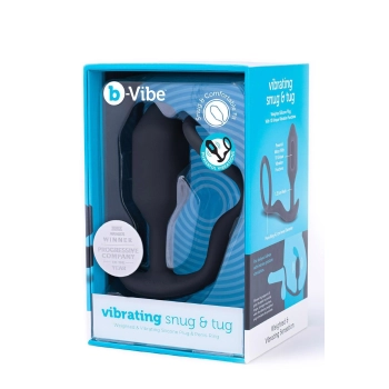B-VIBE VIBRATING SNUG & TUG M BLACK