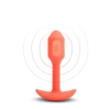 B-VIBE VIBRATING SNUG PLUG 1 ORANGE