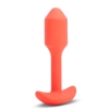 B-VIBE VIBRATING SNUG PLUG 1 ORANGE