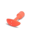 B-VIBE VIBRATING SNUG PLUG 1 ORANGE