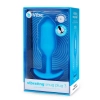 B-VIBE VIBRATING SNUG PLUG 3 BLUE