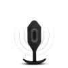 B-VIBE VIBRATING SNUG PLUG 5 BLACK