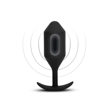 B-VIBE VIBRATING SNUG PLUG 5 BLACK