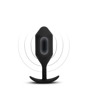 B-VIBE VIBRATING SNUG PLUG 5 BLACK