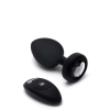B-VIBE VIBRATING JEWEL PLUG XXL BLACK
