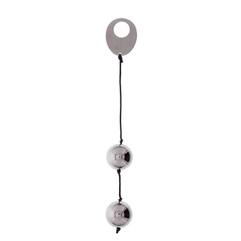 DOMINO METALLIC BALLS - SILVER