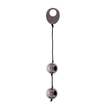 DOMINO METALLIC BALLS -CHROME BLACK