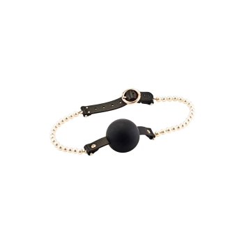 Knebel silikonowy perłowy Majestic Pearl Guilty Pleasure