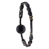 Knebel pleciony Moonlight Guilty Pleasure czarny