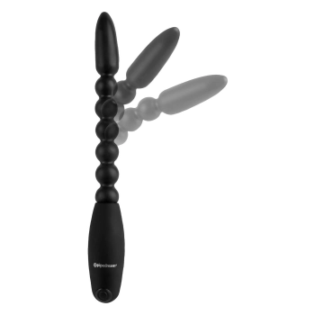 ANAL FANTASY COLLECTION FLEXA-PLEASER POWER BEADS BLACK