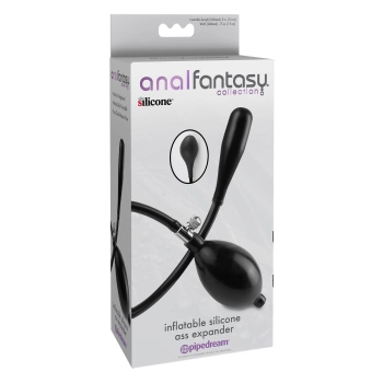 ANAL FANTASY COLLECTION INFLATABLE SILICONE ASS EXPANDER BLACK
