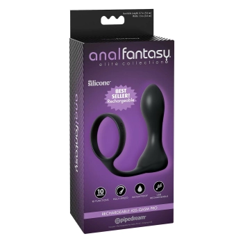 ANAL FANTASY ELITE RECHARGEABLE ASS-GASM PRO BLACK