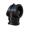 FANTASY C-RINGZ COCK PIPE WITH BALL-STRETCHER BLACK