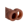 FANTASY X-TENSIONS PERFECT 2 INCH EXTENSION WITH BALL STRAP BROWN