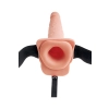 FETISH FANTASY SERIES 7 INCH SQUIRTING HOLLOW STRAP-ON LIGHT