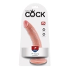 Dildo realistyczne King Cock 7 cali PVC jasne