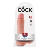 Dildo realistyczne King Cock 20 cm z jądrami Pipedream jasny