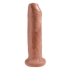 Dildo realistyczne King Cock nieobritzane 18 cm opalony