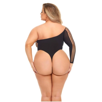 DOLLAR SIGN BODYSUIT BLACK, QUEEN