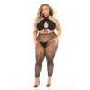GIVES YOU HELL 3PC SET BLACK, PLUS SIZE
