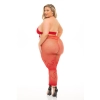 GIVES YOU HELL 3PC SET RED, PLUS SIZE
