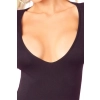 SEAMLESS SHRED BACK DRESS BLACK, M/L