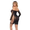 DIAMOND DRIPPIN DRESS BLACK, OS