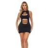 CANT COMMIT DRESS BLACK, OS