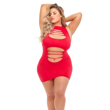 CANT COMMIT DRESS RED, QUEEN