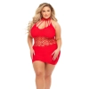 RICH B PHASE DRESS RED, QUEEN