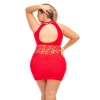 RICH B PHASE DRESS RED, QUEEN