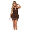 ALL TALK DRESS BLACK, OS