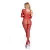 RISQUE CROTCHLESS BODYSTOCKING RED, M/L