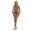 SWIPE RIGHT CROTCHLESS BODYSTOCKING BLACK, OS