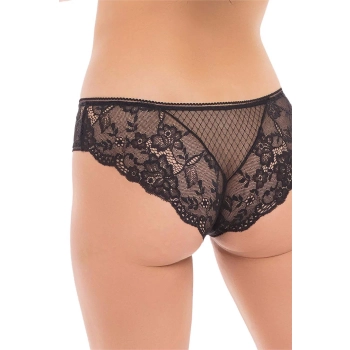 SURRENDER CROTCHLESS PANTY BLACK, M/L
