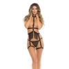 RASSEL TASSLE 2PC HARNESS SET BLACK, OS