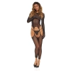BRING IT OVER BLING BODYSTOCKING BLACK, OS