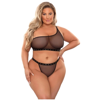 BAD BITCH BLING BRALETTE & BIKINI PANTY, Q/S