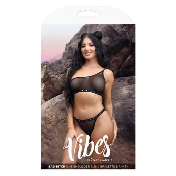 BAD BITCH BLING BRALETTE & BIKINI PANTY, S/M