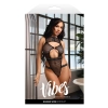 BARBED WIRE FISHNET BODYSUIT, M/L