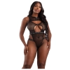 BARBED WIRE FISHNET BODYSUIT, Q/S