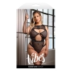 BARBED WIRE FISHNET BODYSUIT, Q/S