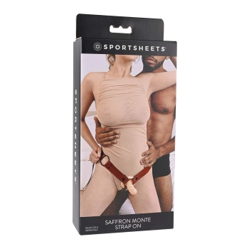 SPORTSHEETS SAFFRON MONTE STRAP ON
