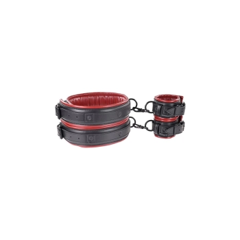 SPORTSHEETS SAFFRON THIGH AND WRIST CUF SET